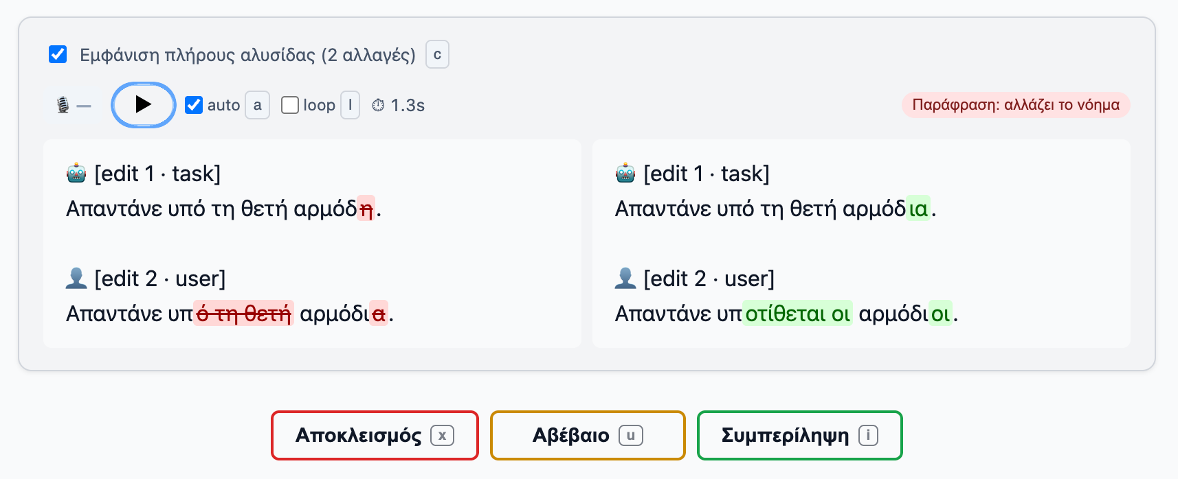 Review tool